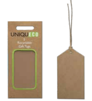 Kraft Recyclable Gift Tags - Natural