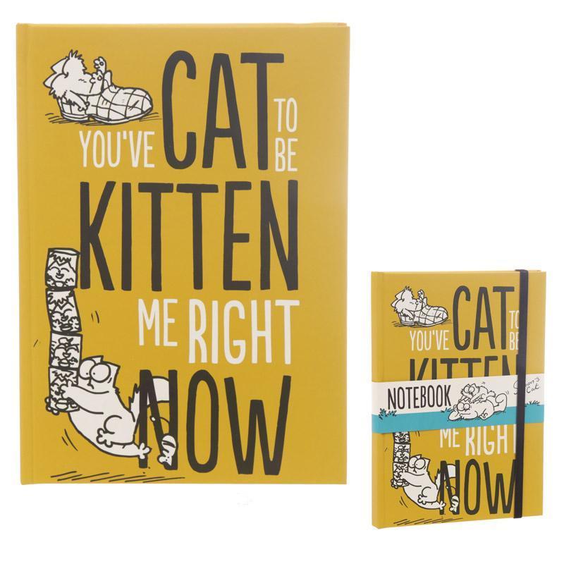 Note Book - Simon's Cat A5 Hardback Notebook - Licensed - You've Cat To Be Kitten Me Now!