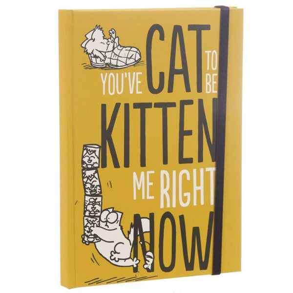 Note Book - Simon's Cat A5 Hardback Notebook - Licensed - You've Cat To Be Kitten Me Now!
