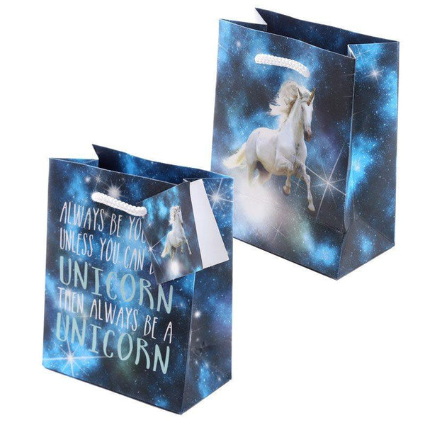 Pack Of 6 Gift Bags - Pack Of 6 - Cosmic Unicorn Design Party Gift Bags 14 X 6 X 11cm (Pk6)