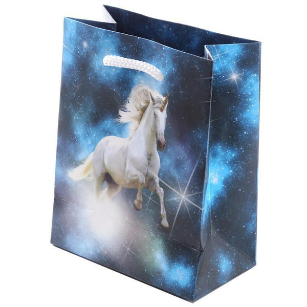 Pack Of 6 Gift Bags - Pack Of 6 - Cosmic Unicorn Design Party Gift Bags 14 X 6 X 11cm (Pk6)