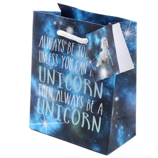 Pack Of 6 Gift Bags - Pack Of 6 - Cosmic Unicorn Design Party Gift Bags 14 X 6 X 11cm (Pk6)
