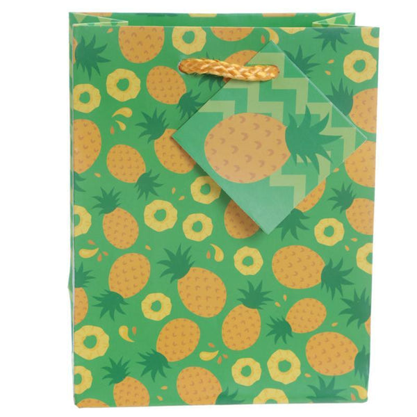 Pack Of 6 Gift Bags - Pack Of 6 - Funky Pineapple & Watermelon Party Gift Bags 14 X 6 X 11cm (Pk6)