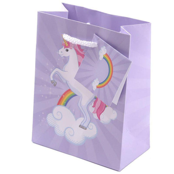 Pack Of 6 Gift Bags - Pack Of 6 - Unicorn Design Gift Party Bags 14 X 6 X 11cm (Pk6)