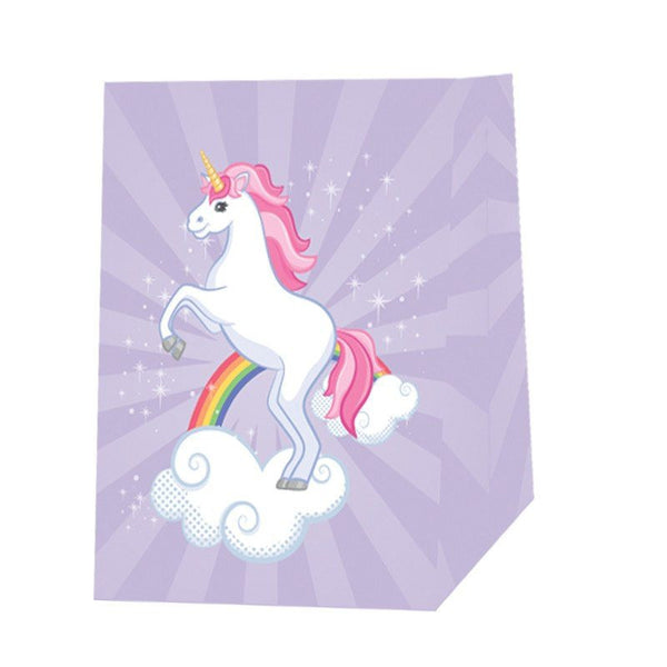 Pack Of 6 Gift Bags - Pack Of 6 - Unicorn Design Gift Party Bags 14 X 6 X 11cm (Pk6)