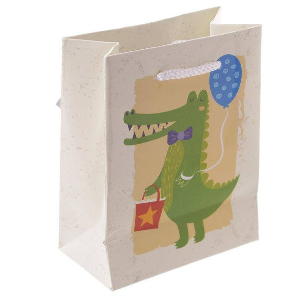 Pack Of 6 Gift Bags - Pack Of 6 - Zoo Animals Party Gift Bags 14 X 6 X 11cm (Pk6)