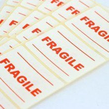 Packing Supplies - FRAGILE STICKERS 25 Per Pack