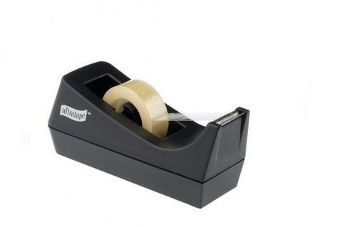 Parcel Tape - Ultratape Compact Desktop Tape Dispenser With Free Roll Of Tape 19mm X 33M