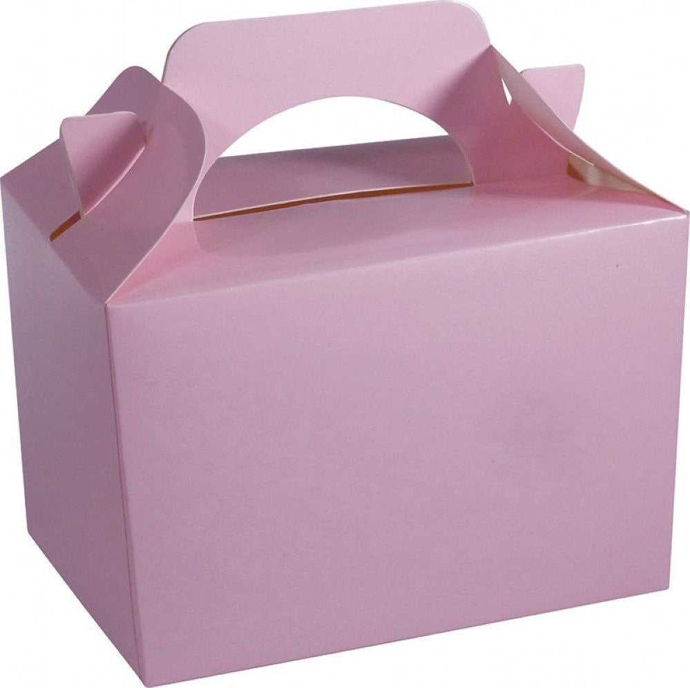 Party Boxes - Pack Of 10 Party Boxes - Baby Pink PK10 Gift Boxes