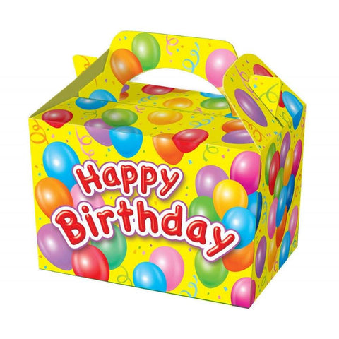 Party Boxes - Pack Of 10 Party Boxes - Happy Birthday PK10 Gift Boxes