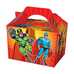 Party Boxes - Pack Of 10 Party Boxes - Super Hero PK10 Gift Boxes