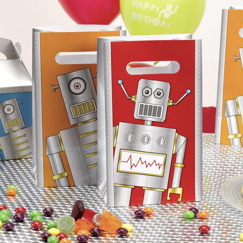 Partyware - Robot Heroes - Party Bags PK5