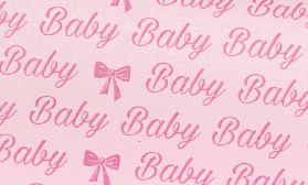 Printed Rollwrap Paper Gift Wrap - 2M - Les Petits Baby Pink