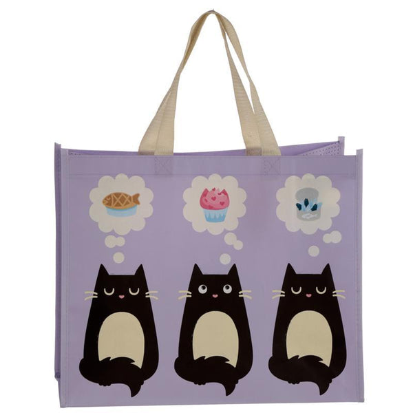 Shopping Bag - Cat Design Durable Reusable Shopping Bag - Feline Fine