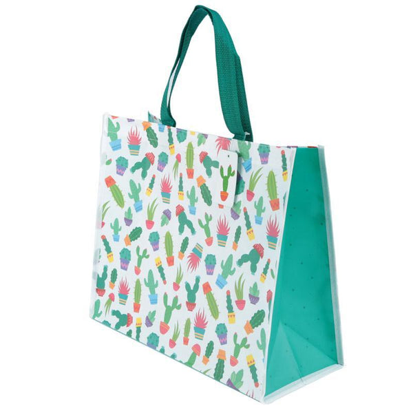 Shopping Bag - Fun Cactus Design Durable Reusable Shopping Bag