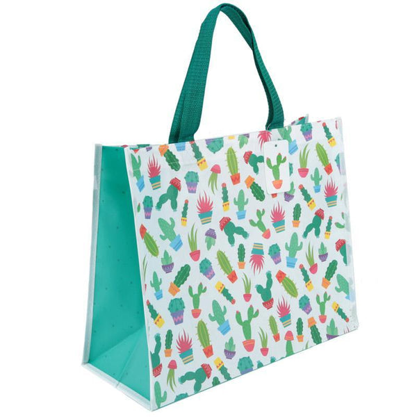 Shopping Bag - Fun Cactus Design Durable Reusable Shopping Bag