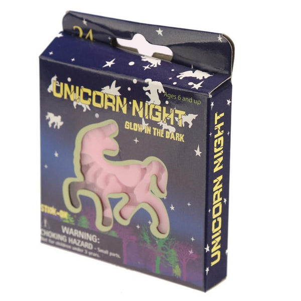 Stickers - Unicorn Glow In The Dark Stickers Decal Wall Art Room Decor  24 Pc Unicorns