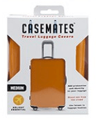 Suitcase - Travel Suitcase Cover - Medium - Perfect For Ensuring Your Luggage Stands Out! - Orange