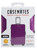 Suitcase - Travel Suitcase Cover - Small - Perfect For Ensuring Your Luggage Stands Out! - Purple