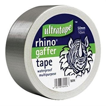 Tape - Rhino Ultratape - Gaffer Tape 50mm X 10M - Silver