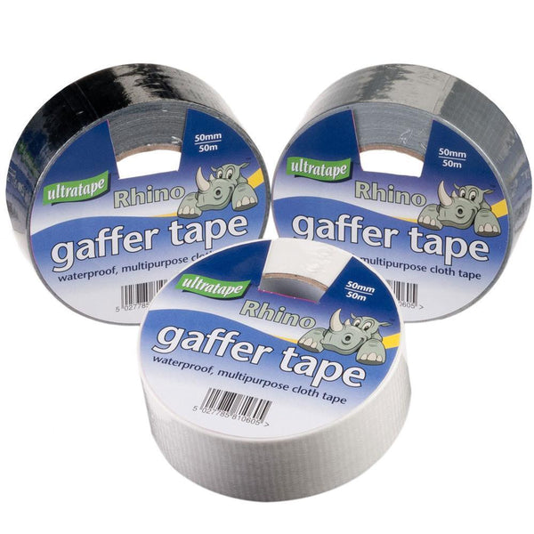 Tape - Rhino Ultratape - Gaffer Tape 50mm X 50M - Black