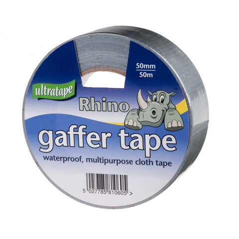 Tape - Rhino Ultratape - Gaffer Tape 50mm X 50M - Silver