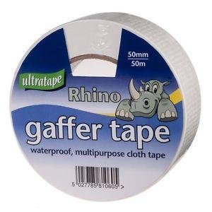 Tape - Rhino Ultratape - Gaffer Tape 50mm X 50M - White