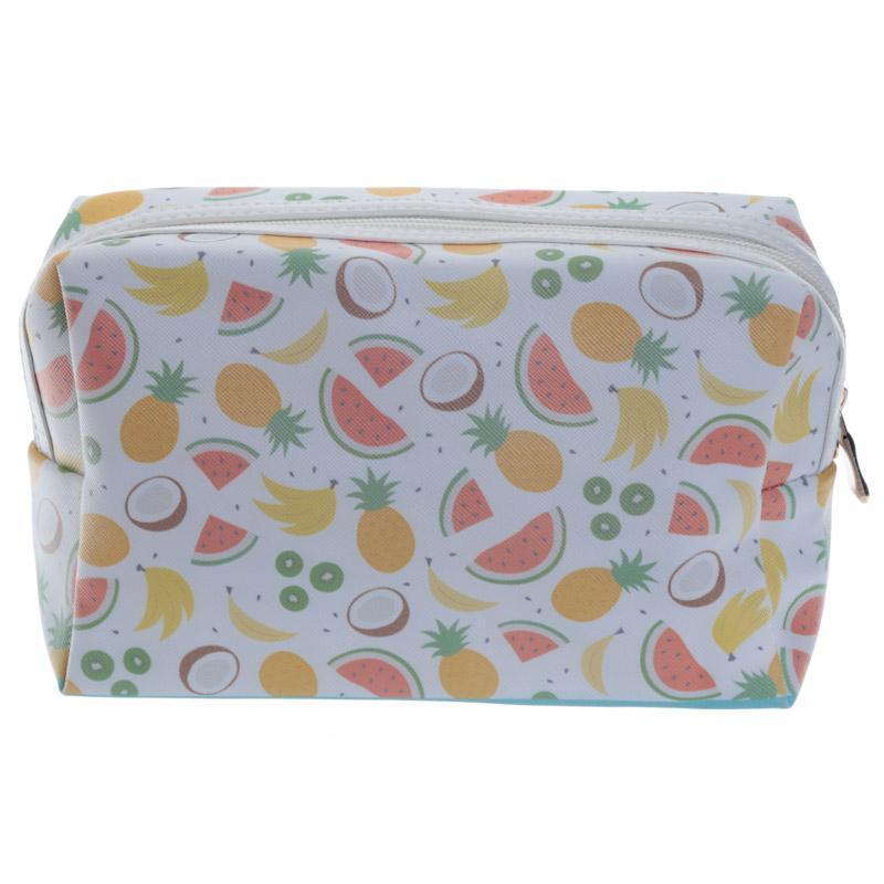 Wash Bag - Handy PVC Make Up Toilette Wash Bag - Tropical Fruits