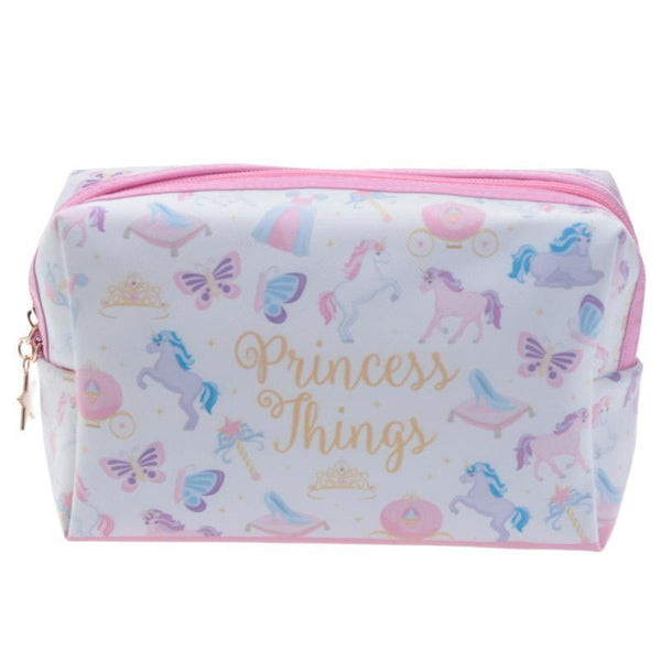 Wash Bag - Handy PVC Make Up Toilette Wash Bag - Unicorn Princess