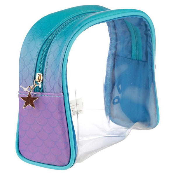 Wash Bag - Set Of 3 Handy Make Up Toilette Vanity Wash Bag Set - Mermaid