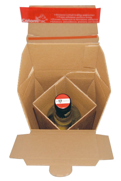 Wine & Beer - Anti Shock Glass Bottle Packaging - Postal Pack