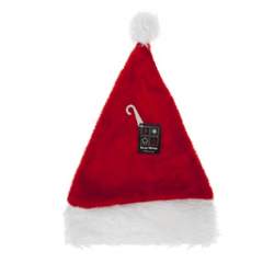 Woolly Hat - Luxury Plush Santa Hat - Deluxe Large Mens Adult Size