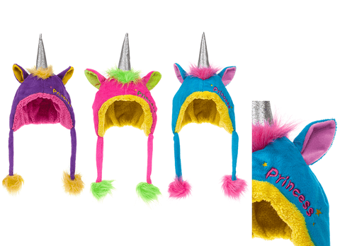 Woolly Hat - Plush Unicorn Hat - Woolly Hat