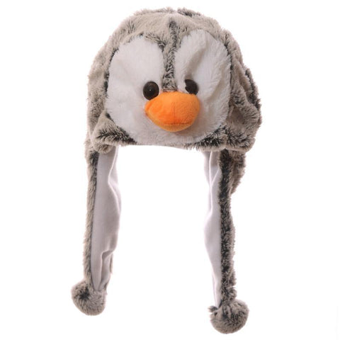 Woolly Hat - Wild Woolies Plush Penguin Hat - Woolly Hat