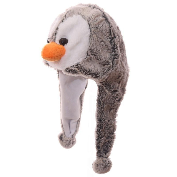 Woolly Hat - Wild Woolies Plush Penguin Hat - Woolly Hat