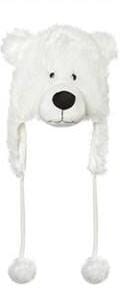 Woolly Hat - Wild Woolies Plush Polar Bear Hat - Woolly Hat